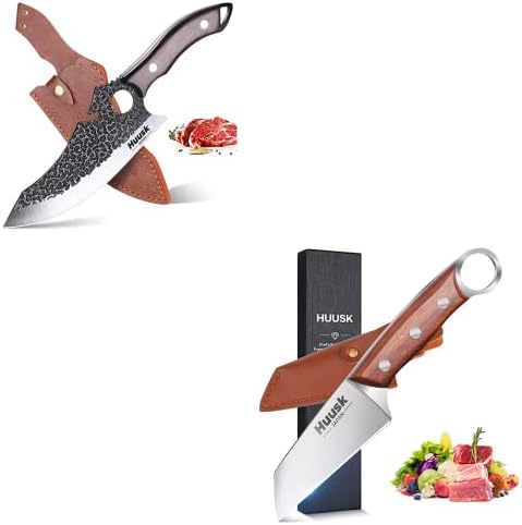 הוסק מזויף בשר קליבר סכין עם נדן צרור עם נייד סכיני מטבח סטייק ופירות