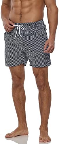 עולם המשי בגד ים לגברים 5 אינץ ' מכנסי שחייה קיץ בגד ים בגדי ים וחוף עם כיסים