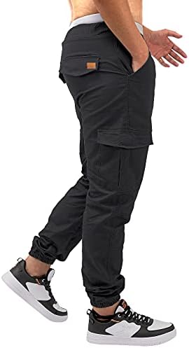 גברים של אופנה רצים ספורט מכנסיים מקרית כותנה מכנסיים מטען כושר מכנסי טרנינג מכנסיים גברים של