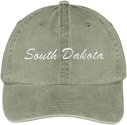 טרנדי הלבשה חנות דרום דקוטה המדינה רקום נמוך פרופיל מתכוונן כותנה כובע