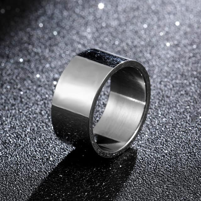 טבעות קולסו 316 ליטר 4 מ מ טבעת רצועה זעירה לגברים ואישה אופנה טבעת זנב כסף-80273