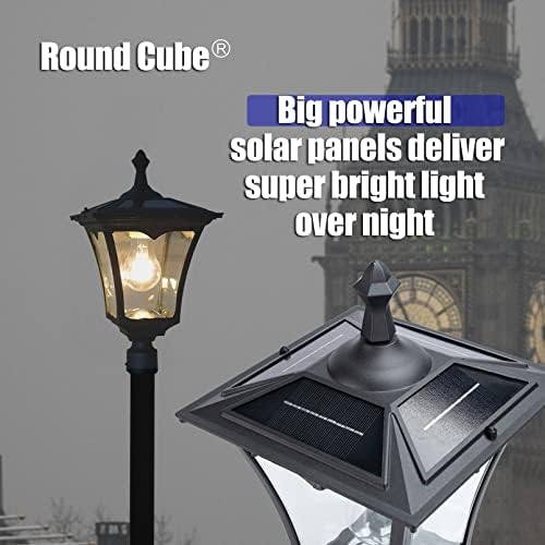 2023 שדרוג שמש הודעה אורות חיצוני כבד החובה יצוק אלומיניום שמש מנורת הודעה אורות חיצוני עמיד למים עבור טור