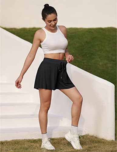 ג'ק סמית 'לנשים 2 ב -1 מכנסי ריצה קצרים יבש טניס יבש מהיר מכנסיים קצרים כושר אימון יוגה אתלטי קצר