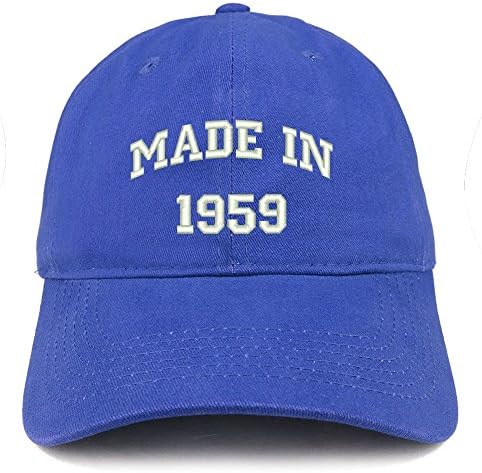 טרנדי הלבשה חנות תוצרת 1959 טקסט רקום 64 יום הולדת מוברש כותנה כובע