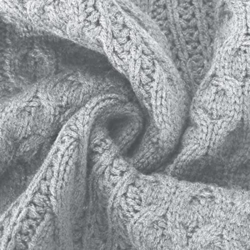 סוודר סוודר סרוג כבלים מזדמנים של נשים 2022 סתיו חורף V צוואר צוואר שרוול ארוך דפוס סווטשירט סווטשירט