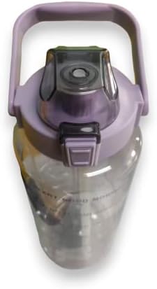 בקבוק מים 64 גרם עם קש, BPA עמיד דליפות BPA יצרני זמן מוטיבציה