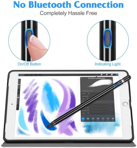 עט חרט לעיפרון iPad, נטען נטען עץ חרט נטען נקודה עדינה עיפרון חרט דיגיטלי עבור Lenovo Tab P11 Plus/Tab