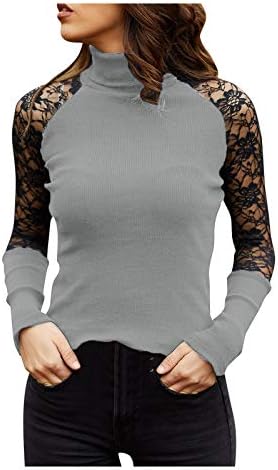 שחור ארוך שרוול חולצה נשים תחרה שרוול צרוף גולף סתיו סוודרים לנשים סקסי לסרוג חולצות גותיקה בגדים