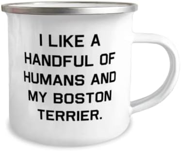מצחיק בוסטון טרייר כלב מתנות, אני כמו קומץ של בני אדם שלי בוסטון טרייר, סרקסטי חג 12 עוז קמפר ספל מחברים,
