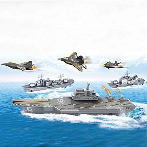 דאו 2 נושאת מטוסי צעצוע צבא גברים עם מודל בקנה מידה מטוסי קרב ספינות מלחמה צבאי כלי רכב מטוסי קרב