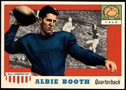 1955 Topps 86 Albie Booth NM Yale
