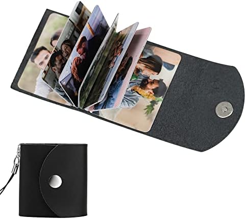 מחזיק מפתחות מותאם אישית של Haubis עם תמונה, אלבום תצלום בהתאמה אישית שרשרת מפתח רטרו אלבום