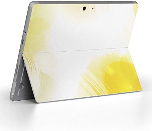 כיסוי מדבקות Igsticker עבור Microsoft Surface Go/Go 2 עורות מדבקת גוף מגן דק במיוחד 002132 דפוס צהוב