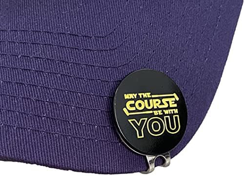 חברת מאוזנת. עשוי כמובן להיות איתך גולף כובע קליפ עם אמייל מגנטי כדור סמן