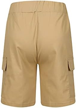 מכנסיים קצרים של IYYVV מגברים משוררים אופנה קיץ מישור ריבוי כיס מכנסיים קצרים רופפים מכנסיים מזדמנים