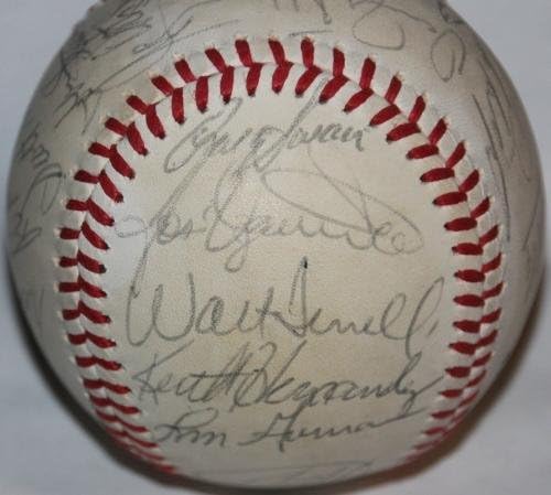 חתום 1983 NY Mets Team Baseball JSA 25 SIGS SIGRAWBERRY SEAVER + חתימה - כדורי חתימה עם חתימה