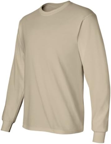 Gildan Ultra Cotton 6 Oz. חול חולצת טריקו של שרוול ארוך