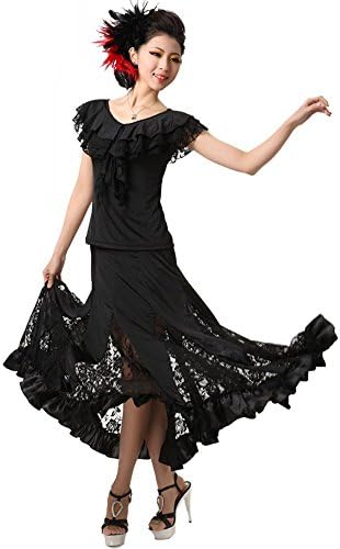 Yc ובכן נשים מודרניות וואלס טנגו שמלת ריקוד חלקה של אולם נשפים שמלת אולם נשפים סטנדרטית