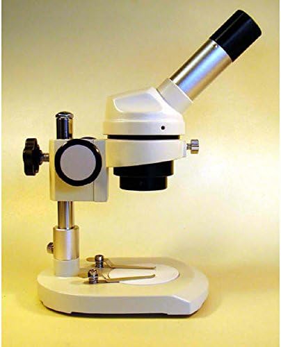 מיקרוסקופ סטריאו/ניתוח אלמנטרי של אמסקופ ק104-ז, עינית רחבה פי 10 ו -20, הגדלה פי 20-40, לוח במה