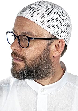 כובעי קופי המוסלמים המוסלמים הטורקיים סורגים לגברים, טאקיה, טאק, פקי, כובעים איסלאמיים, מתנות אסלאמיות,