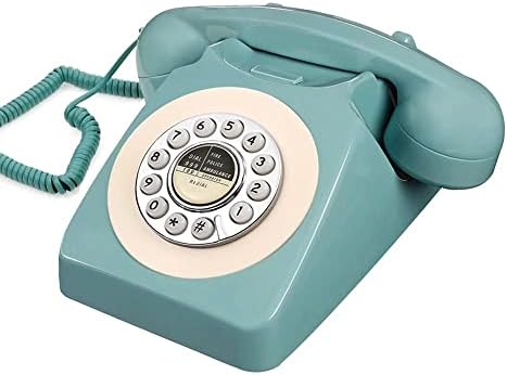 XDCHLK רטרו טלפון טלפוני טלפון עתיק טלפון וינטג 'קווי טלפון מיטב מתנות טלפון משנות השישים