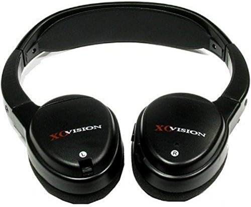 XO Vision IR620 אוניברסלי IR IR אינפרא אדום אוזניות מתקפלות אלחוטיות לטלוויזיה ברכב, DVD והאזנה לווידיאו