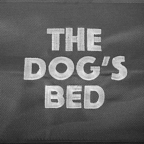 מיטת המיטה של ​​הכלב מיטת כלבים אטומה למים, בד אוקספורד אפור אפור עמיד, רוכסנים קשוחים ב- YKK,