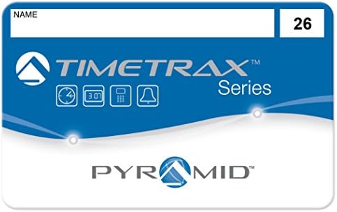 מערכות זמן פירמידה 41303 כרטיסי החלקה 26-50 עבור Timetrax Ttez, Ttezek, Psdlaubkk, Ttpro, Ttmobile, שעון זמן.