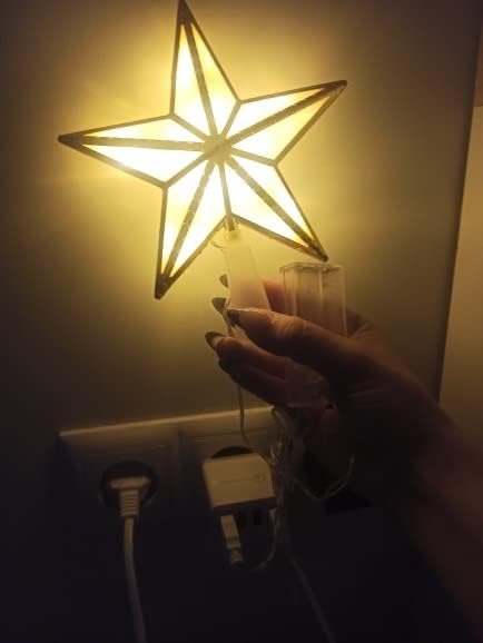 עץ חג המולד טופר כוכבים LED Light Lig