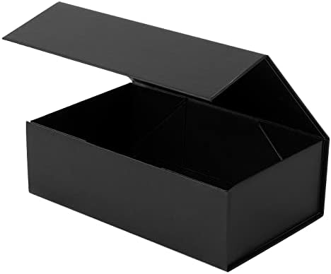 קופסאות מתנה של בטפאק 9.8 על 5.9 על 3.1 אינץ', קופסת מתנה עם מכסים סגירה מגנטית מתקפלת, קופסת אחסון