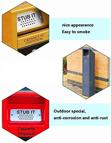 פח אשפה מסחרי מקום חיצוני דלי אפר אנכי הגנה על הסביבה אפח אשפה פח קיר תליה חמאת סיגריות פח