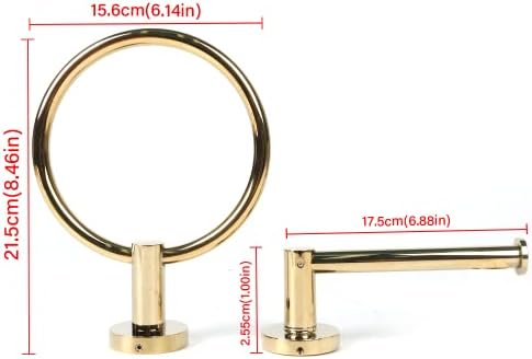 סט חומרה לחדר אמבטיה של נילורבו, SUS304 נירוסטה טבעת טבעת טבעת טבעת טבעת טבעת טבעת טבעת מחזיק חומרה