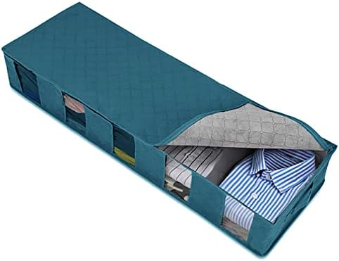 Xiexiebuy מתחת לאחסון מיטה שקית אחסון שקית בגדים גדולים במיוחד מיון מתקפל שטוח מתחת לתא תיבת אחסון מיטה