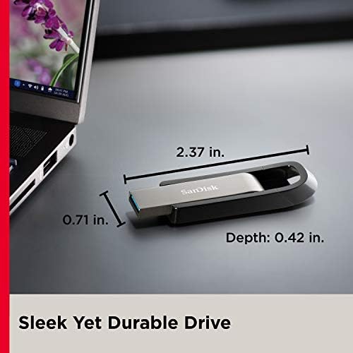 Sandisk 64GB Extreme Go USB 3.2 כונן הבזק מסוג A-SDCZ810-064G-G46