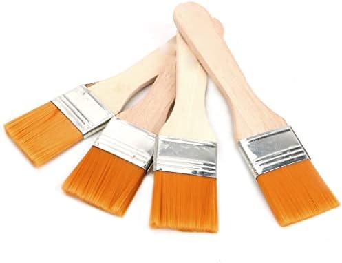 BBSJ 4 יחידות/סט ציור שיער מברשת צייר אקרילי צבעי שמן צבע מברשת צבעי מים ציור אמנות ציוד ידיות עץ