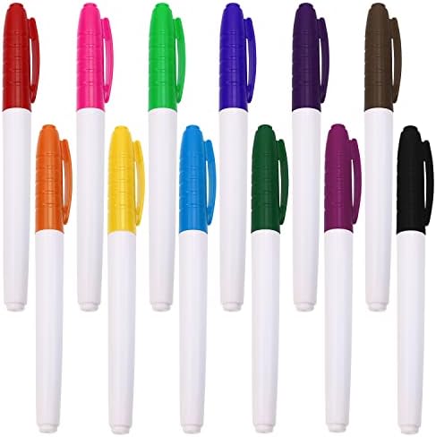 פנטה אנג'ל אקרילי עטים 12 צבעים מבוססי מים יבש מהיר סמני צבע לצביעה לנדנדה ציור מלאכה אבן קרמיקה זכוכית