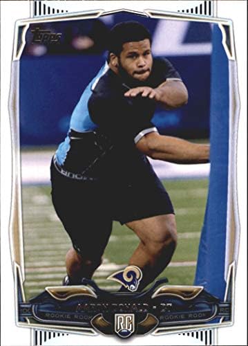 אהרון דונלד 2014 Topps כרטיס טירון מנטה 424 בתמונה כוכב לוס אנג'לס ראמס בג'רסי הכחול שלו