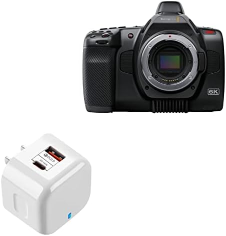 מטען גלי קופסאות תואם למצלמת קולנוע כיס בלקמגי 6K G2 - PD Minicube, 20W PD מטען קיר מסוג USB