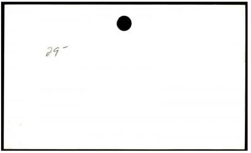 ביל גריי חתם על כרטיס אינדקס 3 על 5 עם חתימה של וושינגטון 87344 חתימות