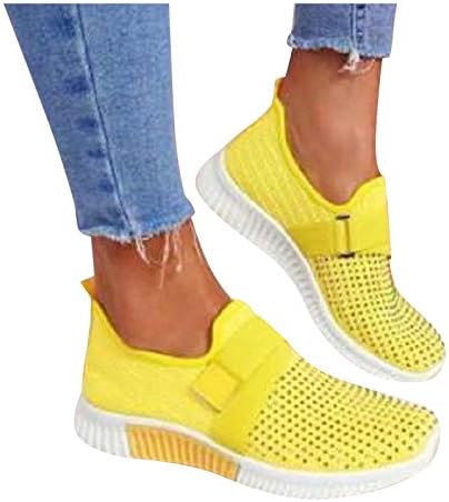 נעליים מזדמנות של אדואבר לנשים, סניקרס רשת אופנה לנשים נעלי סניקרס מזדמנים של נעלי טיול נושמות נעלי הליכה
