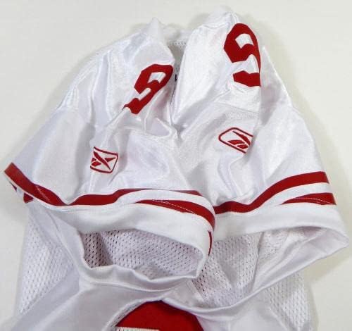 2009 סן פרנסיסקו 49ers שיין אנדרוס 9 משחק הונפק ג'רזי לבן 44 DP26601 - משחק NFL לא חתום בשימוש גופיות