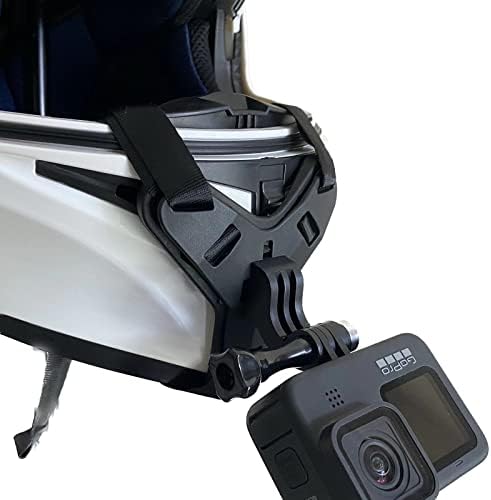 קסדת אופנוע סנטר הר תואם לגיבור GoPro 11 10 9 8 7 6 5 4 מושב 3+ 3 גיבור היתוך אוסמו DJI Insta