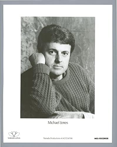 Michael Jones Photo Vintage מקורי 1988 MCA Records קידום פרסום
