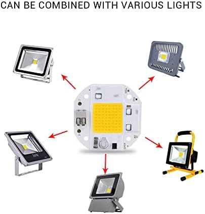 אורות מתח רחבים 3 חפץ LED COB CHIP Floodlight כוח גבוה 100W 70W 50W COB COB CHIP 220V 110V דיודה חינם