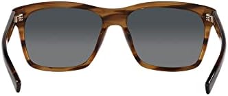 משקפי שמש עגולים של קוסטה דל מאר, משקפי שמש עגולים, שיפוע מלח/אפור מקוטב 580 גרם, 58 ממ