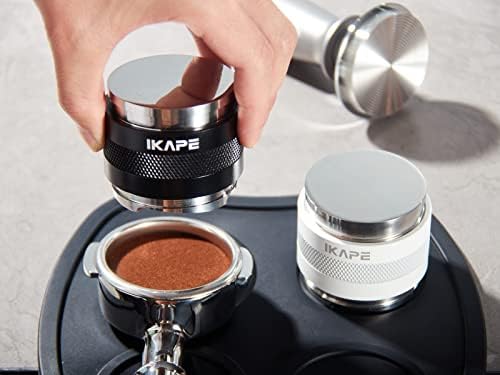 מוצרי קפה IKAPE, מפיץ קפה 53 ממ ומטמפר יד, מפיץ אספרסו עומק מתכוונן מתאים לכל פורטאפילטר אספרסו 53 ממ,