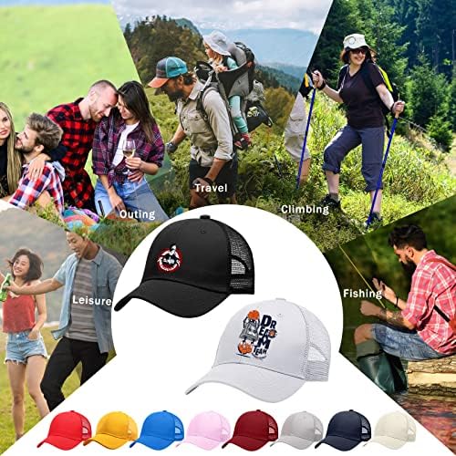 10 חבילה ריק בייסבול כובע מתכוונן רשת נהג משאית כובעי רגיל סובלימציה כובעי ספורט גולף שמש כובעי עבור גברים