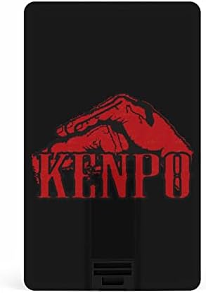 Kenpo Karate Fist Card Bank Card Card USB כונן פלאש זיכרון נייד כונן אחסון מקש נייד 64 גרם
