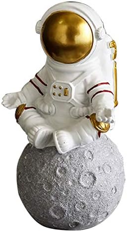 Artgenius Astroneut Astroneut פסל פסל אמנויות ועיצוב מלאכה, מדיטציה של מדיטציה פסלי אסטרונאוט