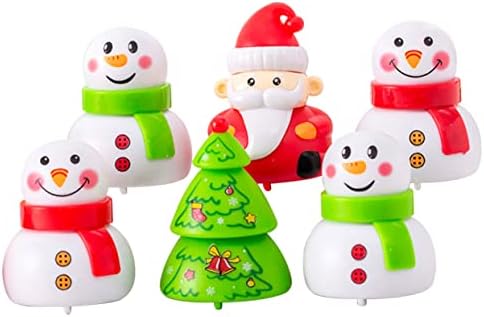 Secfou גרב מפלגות 6 יחידות שולחן עבודה מפלגת גב חג המולד מעדיף צעצועים קישוטים קישוטים מצוירים